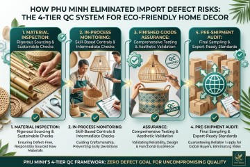 How Phu Minh Eliminated Import Defect Risks: The 4-Tier QC System for Eco-Friendly Home Decor